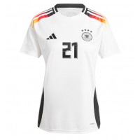 Fotbalové Dres Německo Ilkay Gundogan #21 Dámské Domácí ME 2024 Krátký Rukáv